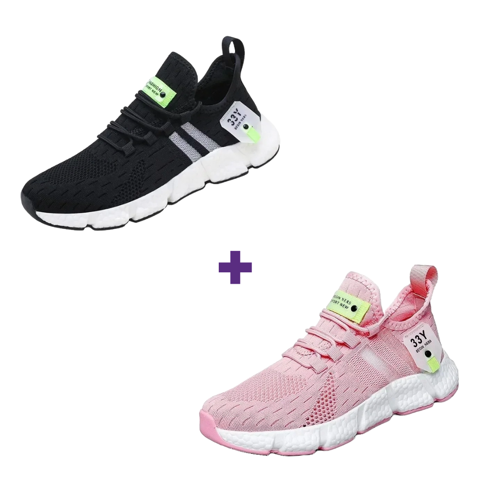 LEVE 2 PAGUE 1 - Tênis Unissex Respirável e Confortável - Fast Pro