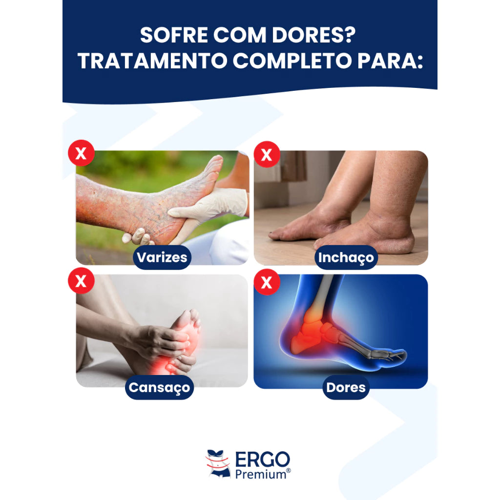 Par de Meia Ortopédica s/ponteira Para Inchaço e Má circulação