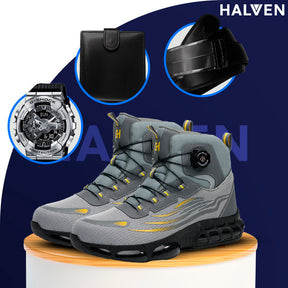 Kit Tênis Masculino Raze com Palmilha Ortopédica e Solado Tratorado +BRINDES: Relógio, Cinto e Carteira