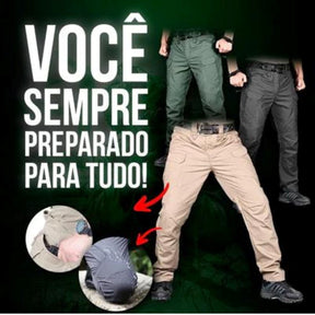 COMPRE 1 LEVE 2 Calça Militar Tática Resistente e Impermeável + Cinto de Brinde