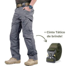 COMPRE 1 LEVE 2 Calça Militar Tática Resistente e Impermeável + Cinto de Brinde